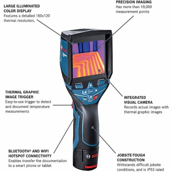 BOSCH 12V Max Connected Thermal Camera