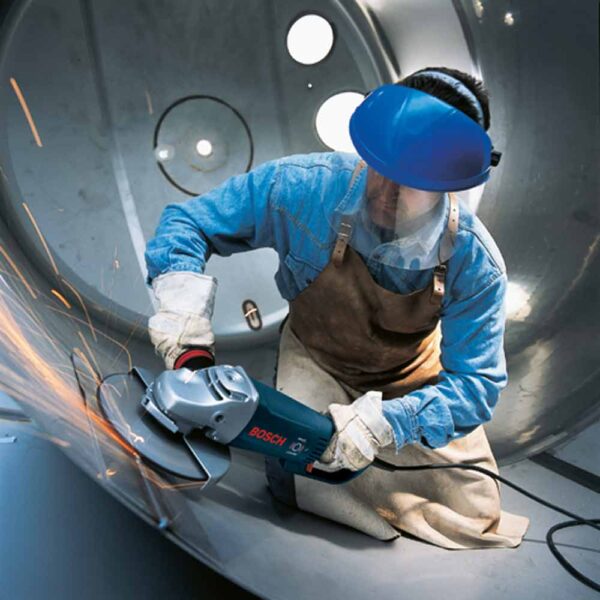 BOSCH  9 In. 15 A Large Angle Grinder with Rat Tail Handle