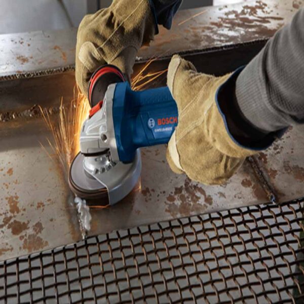 BOSCH 4-1/2 In. Ergonomic Angle Grinder with No Lock-On Paddle Switch