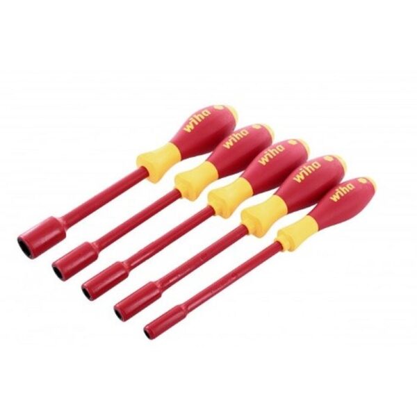 Wiha Insulated Nut Driver 5 Piece Inch Set