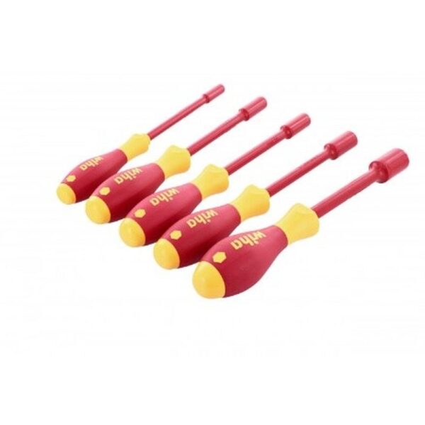 Wiha Insulated Nut Driver 5 Piece Inch Set