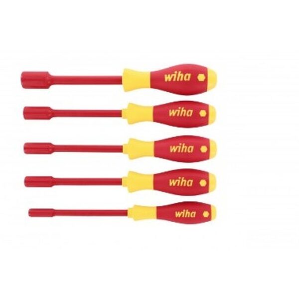 Wiha Insulated Nut Driver 5 Piece Inch Set