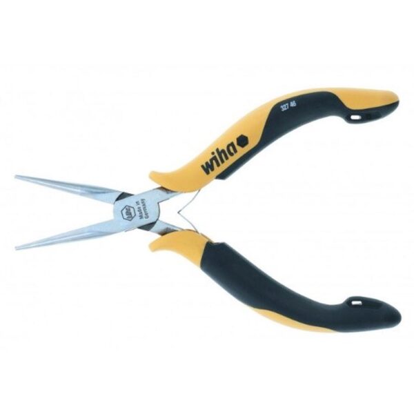 Wiha ESD Safe Precision Long Needle Nose Straight Serrated Jaws Pliers