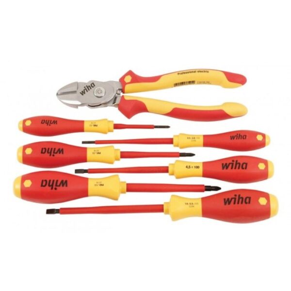 Wiha Insulated BiCut SuperCut and Screwdrivers 7 Piece Set