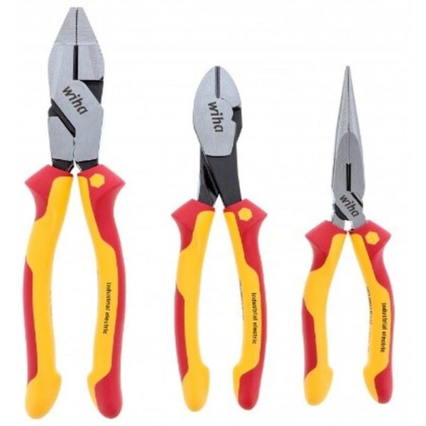 Wiha Insulated Pliers and Cutters Set 3-Piece