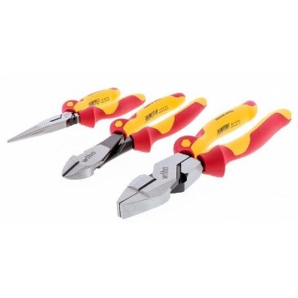 Wiha Insulated Pliers and Cutters Set 3-Piece