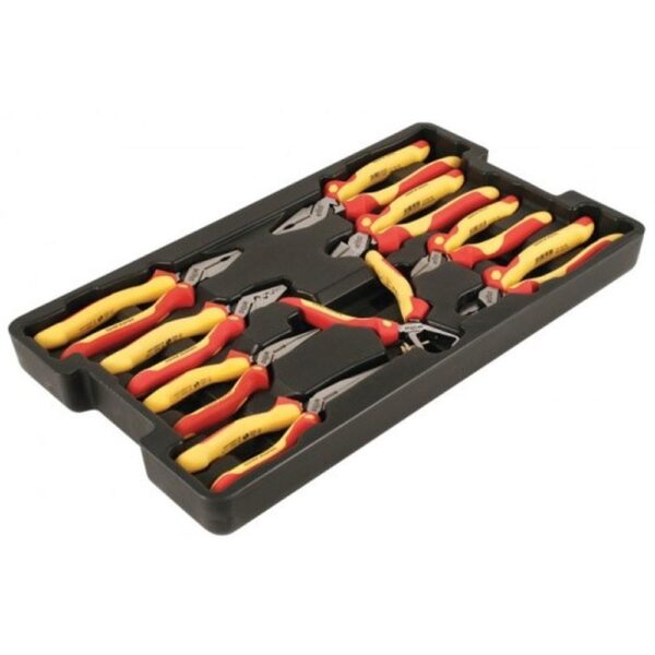 Wiha Insulated Pliers/Cutters Tray 9 Piece Set