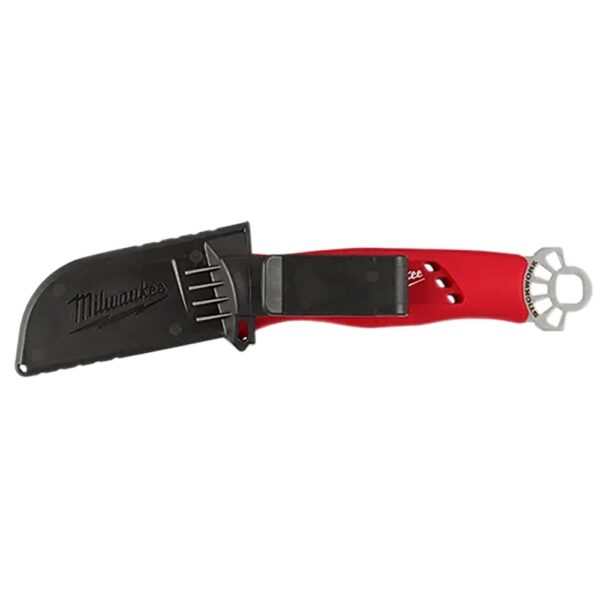 Milwaukee Lineman’s Blunt Tip Hawkbill Knife W/ STICKWORK™ 3in1 Ring