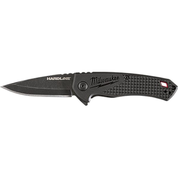 Milwaukee 2.5” HARDLINE™ Smooth Blade Pocket Knife