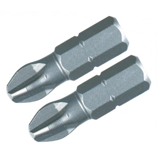 Wiha Phillips Insert Bit #3 x 25mm Pack of 2 Bits