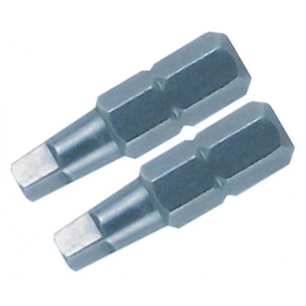 Wiha Square Insert Bit #2 x 25mm Pack of 2 Bits