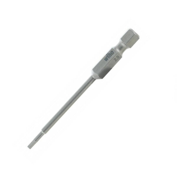 Wiha Hex Metric Power Bit 2.0 x 70mm Pack of 10 Bits