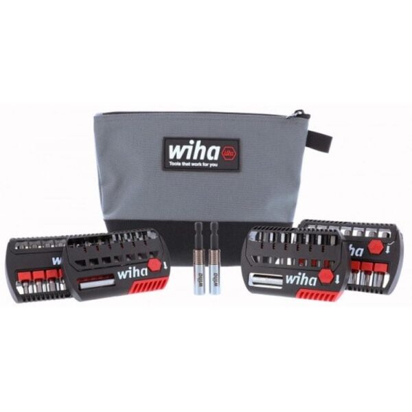 Wiha  34 Piece Terminator Impact Bits Set with General Purpose Zipper Pouch