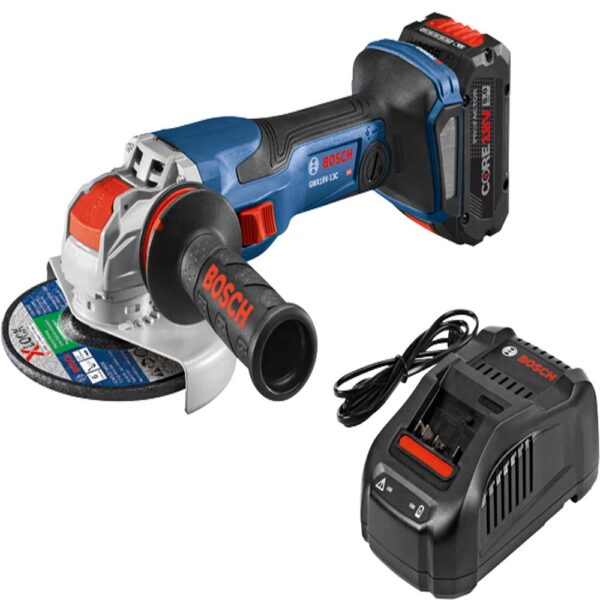 BOSCH  PROFACTOR 18V Spitfire X-LOCK Connected-Ready 5 – 6 In. Angle Grinder Kit