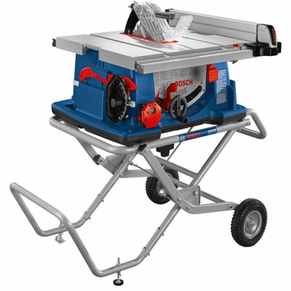 BOSCH  10 In. Worksite Table Saw with Gravity-Rise Wheeled Stand