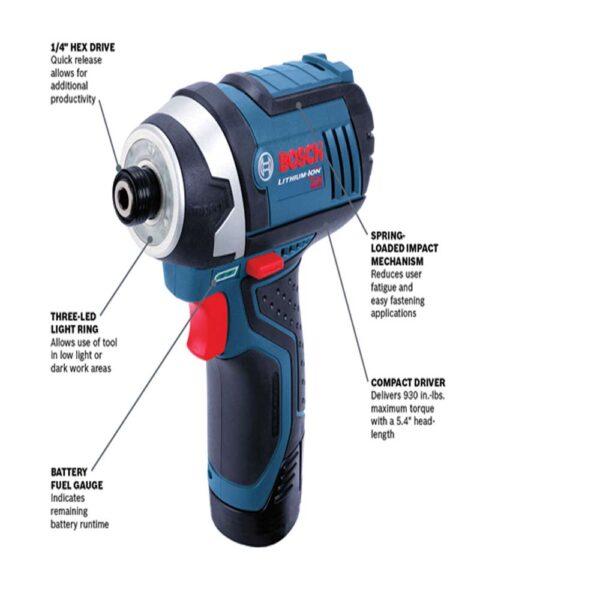 BOSCH  12V Max Impact Driver (Bare Tool)