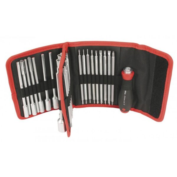 Wiha Drive-Loc VI Interchangeable Blade 32 Piece Set in Folding Wallet