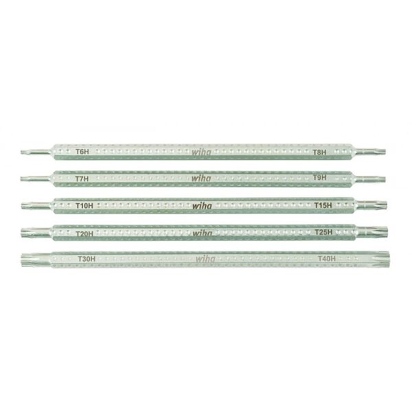 Wiha Drive-Loc VI Security Torx 5 Blade Set