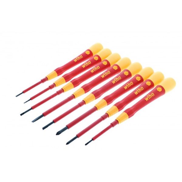 Wiha 8 Piece Insulated PicoFinish SL/PH Set