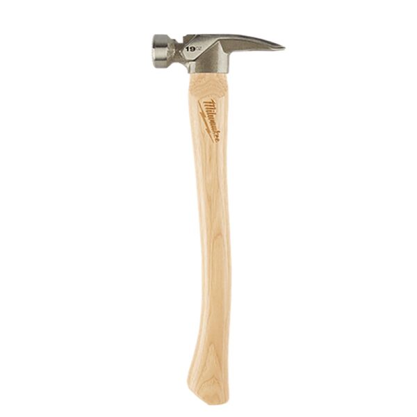 Milwaukee 19oz Milled Face Hickory Handle Framing Hammer