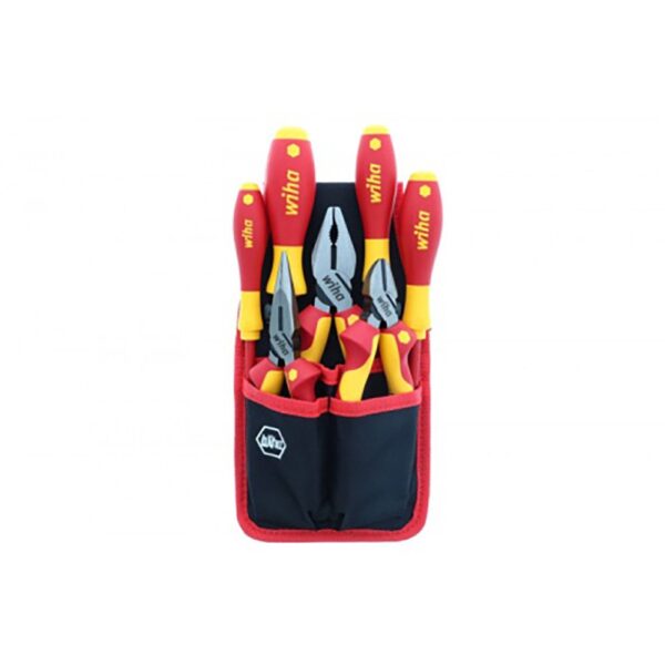 Wiha 7 Piece Insulated Industrial Pliers and Screwdriver Set