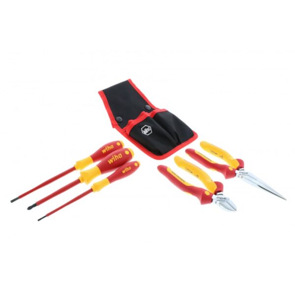 Wiha Insulated Pliers/Cutters/Screwdrivers 5 Piece Set