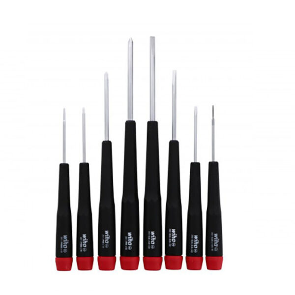 Wiha 8 Piece Precision Slotted and Phillips Screwdriver Set