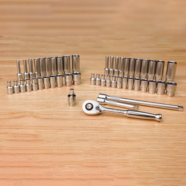 Wiha 49-Piece 1/4” Drive MM and SAE Socket Set