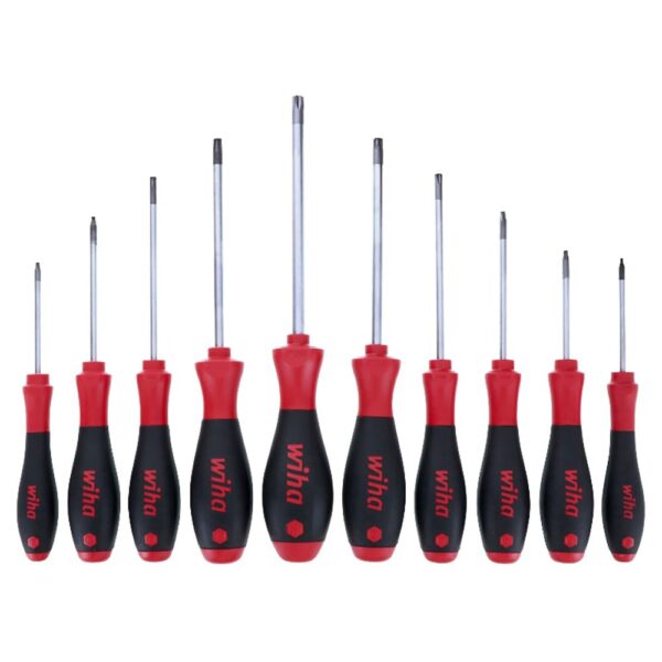 Wiha SoftFinish® Security Torx® 10 Piece Set T7s-T40s