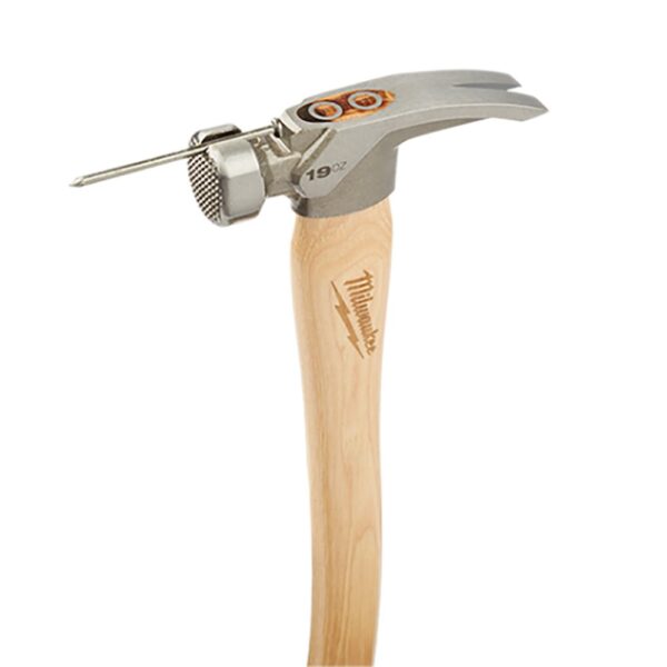 Milwaukee 19oz Milled Face Hickory Handle Framing Hammer