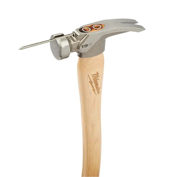 Milwaukee 19oz Smooth Face Hickory Handle Framing Hammer