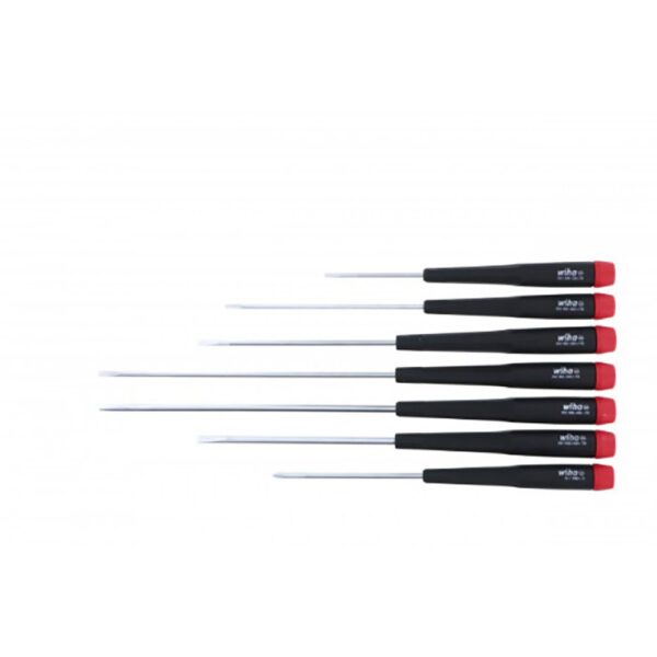 Wiha 7 Piece Precision Slotted and Phillips Screwdriver Set