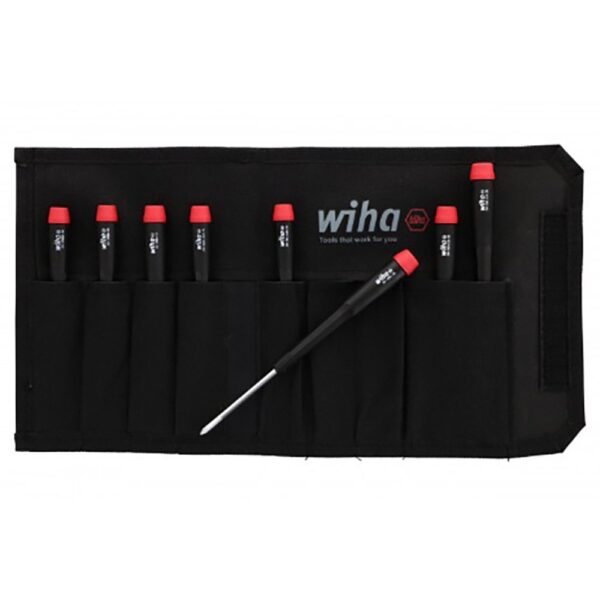 Wiha 8 Piece Precision Slotted and Phillips Screwdriver Set