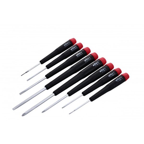 Wiha 8 Piece Precision Slotted and Phillips Screwdriver Set